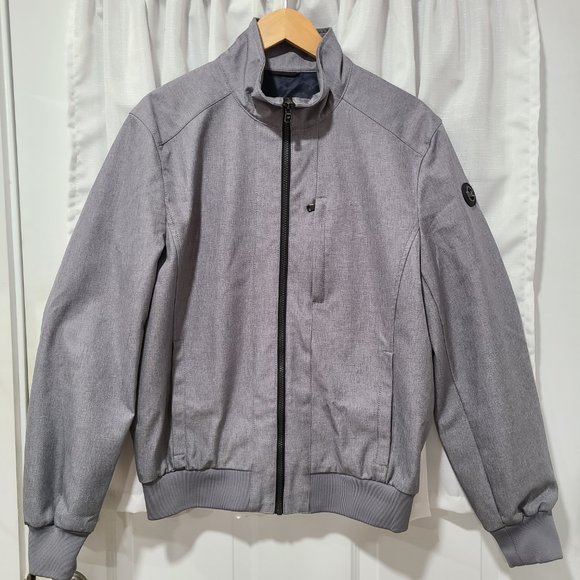 Michael Kors Bomber Jacket Gray Size M - Picture 2 of 10